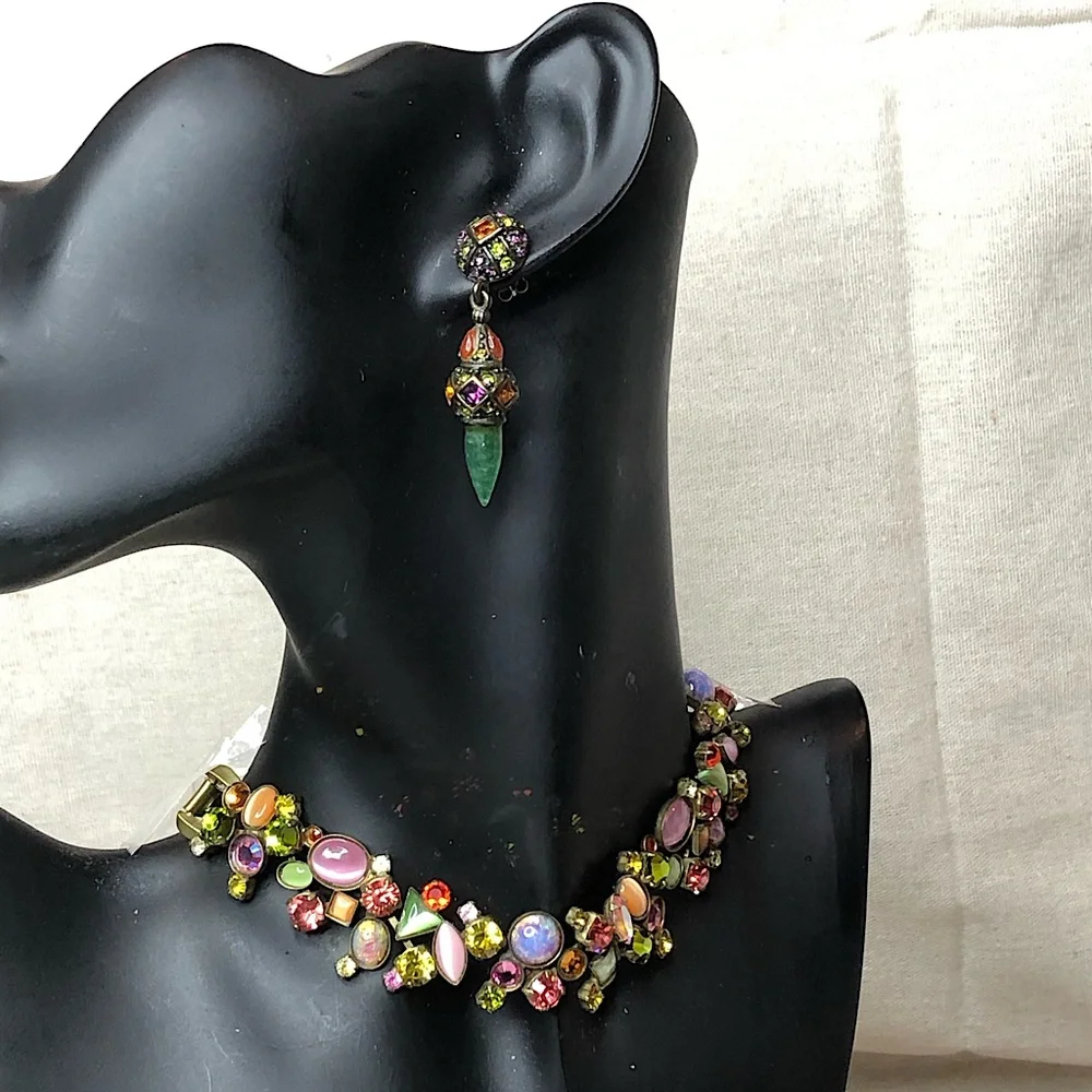 HEIDI DAUS Elegant Multicolor Drop Earrings - Picture 9 of 17